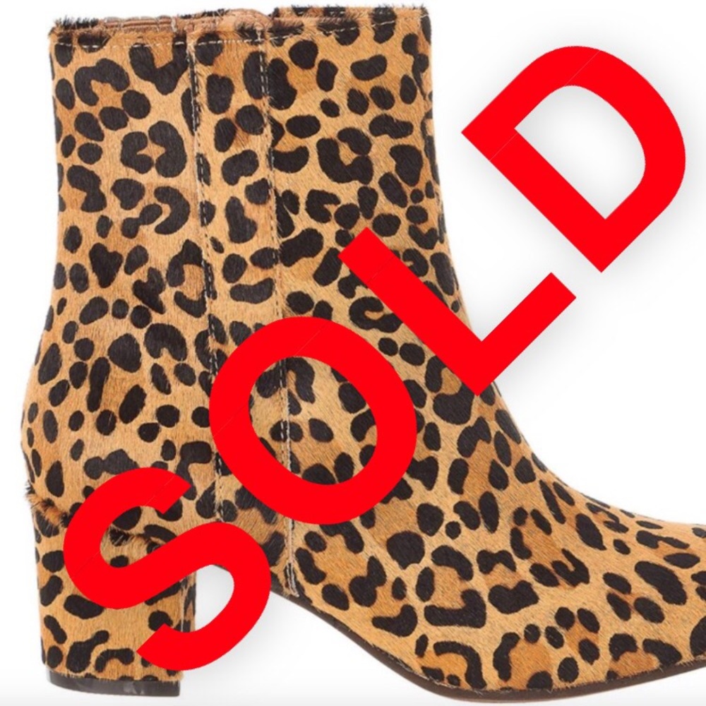Leopard Print Booties